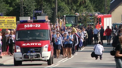 Dożynki powiatu wejherowskiego w Strzepczu