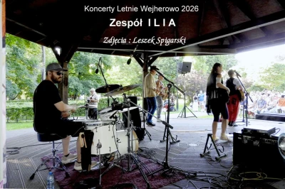 Zespół I L I A zagrał podczas Koncertów Letnich w Wejherowie