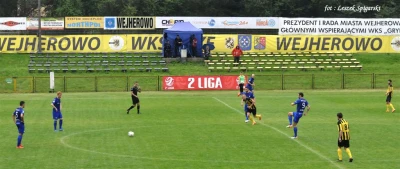 Gryf Wejherowo vs Kotwica Kołobrzeg (fot. Leszek Spigarski)