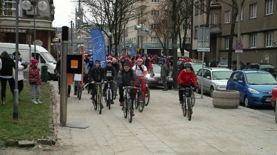 Mikołaje na rowerach w Trójmieście