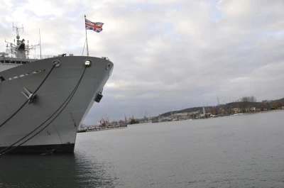 HMS Bulwark w Gdyni