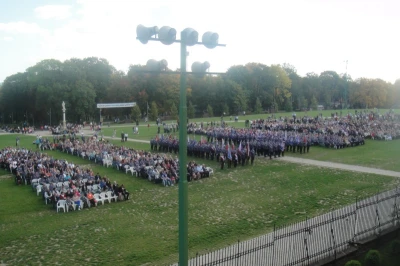 Delegacja z Wejherowa na XI Pielgrzymce Środowiska Policyjnego