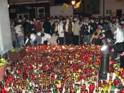 I rocznica śmierci Ojca Świętego Jana Pawła II fot. Leszek Spigarski