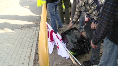 Protest rybaków na krajowej szóstce