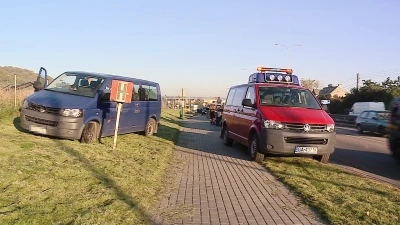 Wypadek w Rumi, rozbitych 9 samochodów