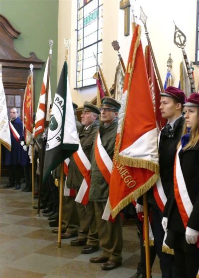 Święto Niepodległości 2017 – msza święta w wejherowskiej Kolegiacie – fot. Leszek Spigarski