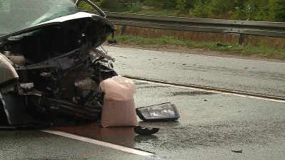 Wjechał wprost pod koła TIR-a