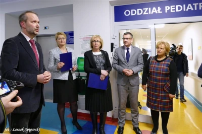 Oddział pediatrii wejherowskiego szpitala po remoncie - fot. Leszek Spigarski