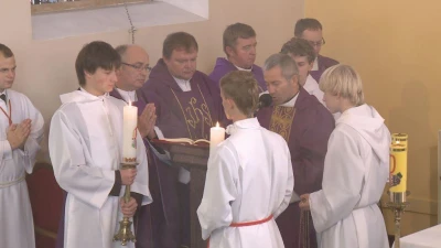 Uroczystości pogrzebowe prof. Gerard Labuda z udziałem Donalda Tuska