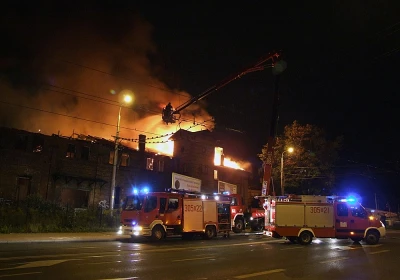 Wielki pożar w Gdańsku. Spłonęła zabytkowa zajezdnia