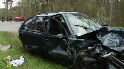 Wypadek na skrzyżowaniu - Wielka Piaśnica