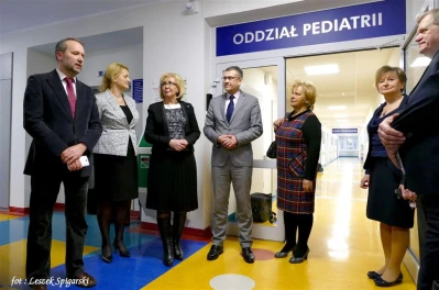 Oddział pediatrii wejherowskiego szpitala po remoncie - fot. Leszek Spigarski