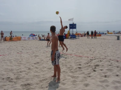 Finał III Otwartego Turnieju Piłki Siatkowej Plażowej w Helu