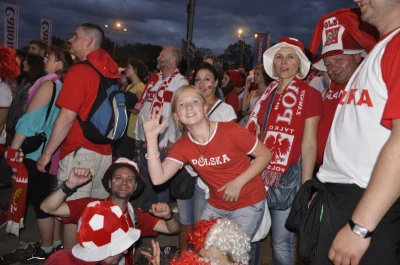 Tłumy w gdańskiej Strefie Kibica