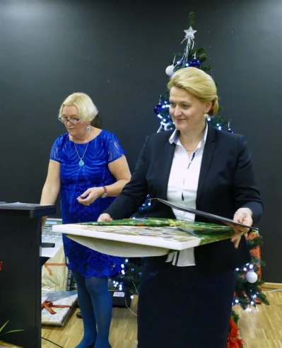 Dyrektor biblioteki w Bolszewie przechodzi na emeryturę (fot. Leszek Spigarski)