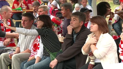 Strefa kibica w Luzinie. Mecz Polska-Czechy