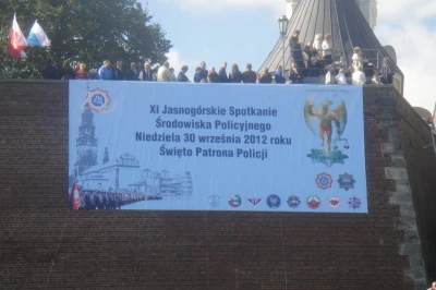 Delegacja z Wejherowa na XI Pielgrzymce Środowiska Policyjnego