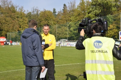 Ekipa TTM podczas realizacji meczu Gryf vs Górnik
