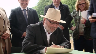 Wmurowanie kamienia węgielnego pod Gdyńskie Centrum Filmowe