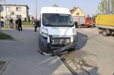 Wejherowo: Wypadek z udziałem policyjnej hondy