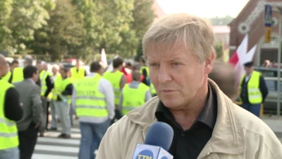 Protest rybaków na krajowej szóstce