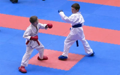 Międzynarodowe zawody karate w Bolszewie - fot. Leszek Spigarski