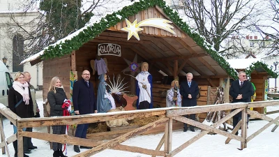 Otwarcie wejherowskiej szopki