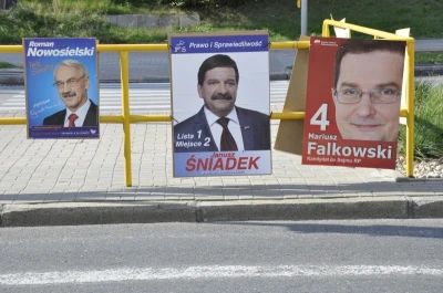 Plakaty wyborcze zasypały trójmiasto