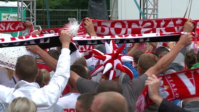 Strefa kibica w Luzinie. Mecz Polska-Czechy
