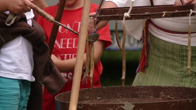 Piknik Ginących Zawodów w Domku Drzewiarza