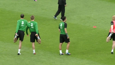 Trening Irlandczyków w Gdyni