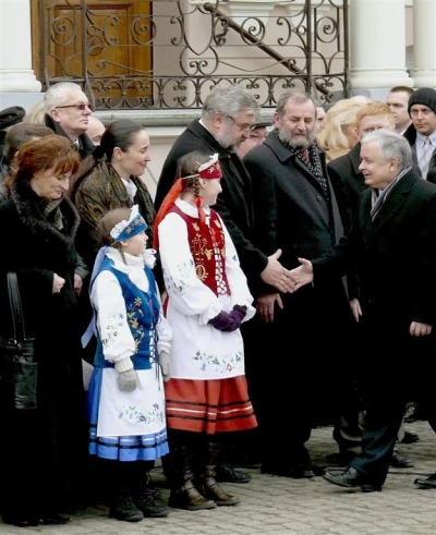 Prezydent Lech Kaczyński w Wejherowie - 2009 rok