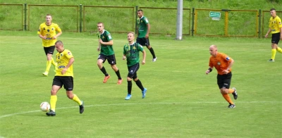 Gryf Wejherowo pokonany na własnym boisku.Fot. Leszek Spigarski.
