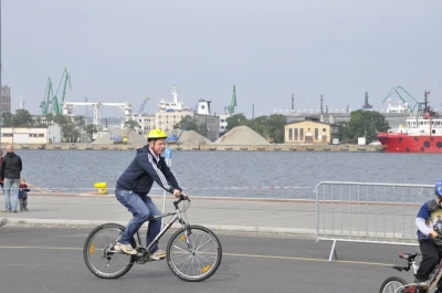 Rowerowo przy Gdyńskim Akwarium