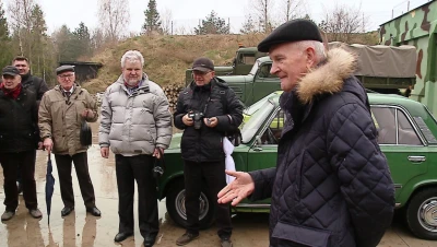 Otwarcie schronu w Muzeum Techniki Wojskowej 'Gryf' w Dąbrówce