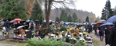 Uroczystość Wszystkich Świętych na wejherowskim cmentarzu - fot. Leszek Spigarski