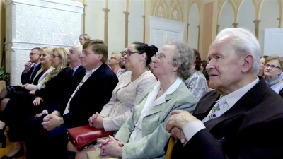 Benefis Edmunda Szymikowskiego w Muzeum PiMK-P – 65 lat z haftem kaszubskim. Fot – Leszek Spigarski