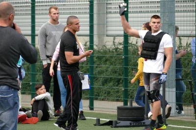 Wejher Cross Games 2017, półfinał – sanie i kamizelka, fot. Leszek Spigarski