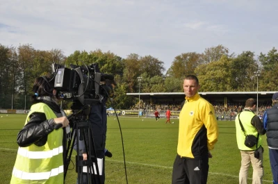 Ekipa TTM podczas realizacji meczu Gryf vs Górnik