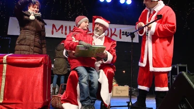 Mikołajki na rynku w Wejherowie