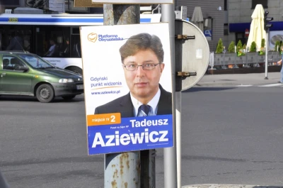 Plakaty wyborcze zasypały trójmiasto