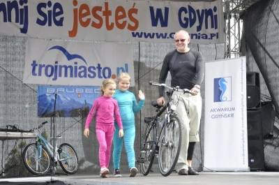 Rowerowo przy Gdyńskim Akwarium