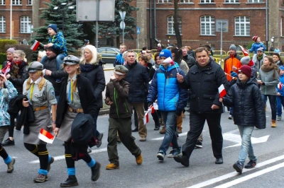 11 listopada 2015 w obiektywie Leszka Spigarskiego - Parada Niepodległościowa w Wejherowie
