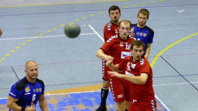 KS Tytani Wejherowo - Sambor Tczew  25 : 28, 7.10.2017, fot. Leszek Spigarski