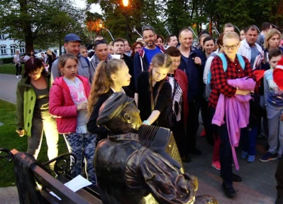 Noc Muzeów 2016. W parku i na Kalwarii z przewodnikiem. Fot. Marta Krawczyk