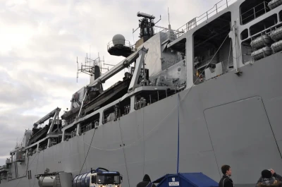 HMS Bulwark w Gdyni