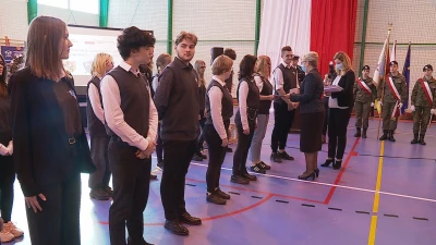 Ślubowanie uczniów w PZS Reda