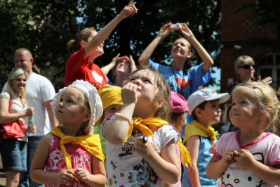 Piknik naukowy w szkole dla niesłyszących w Wejherowie