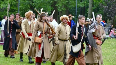 Rekonstrukcja historyczna 2017. Bitwa o taborowy wóz kupiecki - fot. Leszek Spigarski
