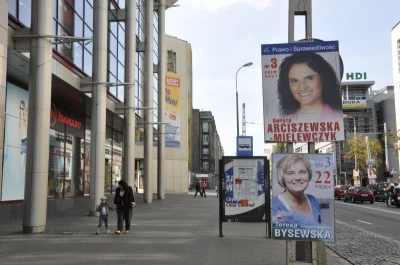 Plakaty wyborcze zasypały trójmiasto